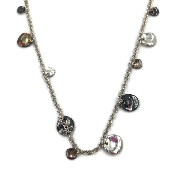 Etienne Aigner Long Multi-sized Disc Necklace - Picture 4 of 6